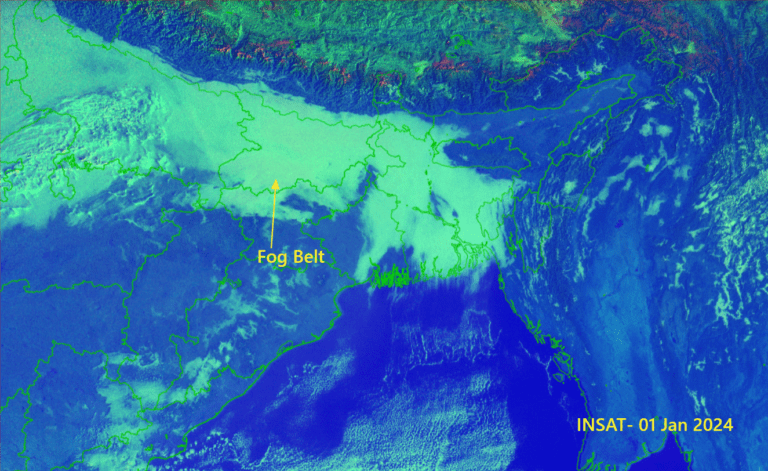 Read more about the article নতুন বছরের ১ম দিনে আরো বিস্তৃত হয়েছে কুয়াশা বেল্ট । ০১ জানুয়ারি ২০২৪