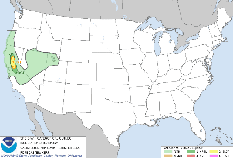 Read more about the article US Weather: Severe Thunderstorm and Tornado Alert for Northern CA