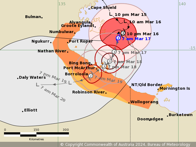 Read more about the article Cyclone Megan: Monster Cyclone Megan Developing across Gulf of Carpentaria