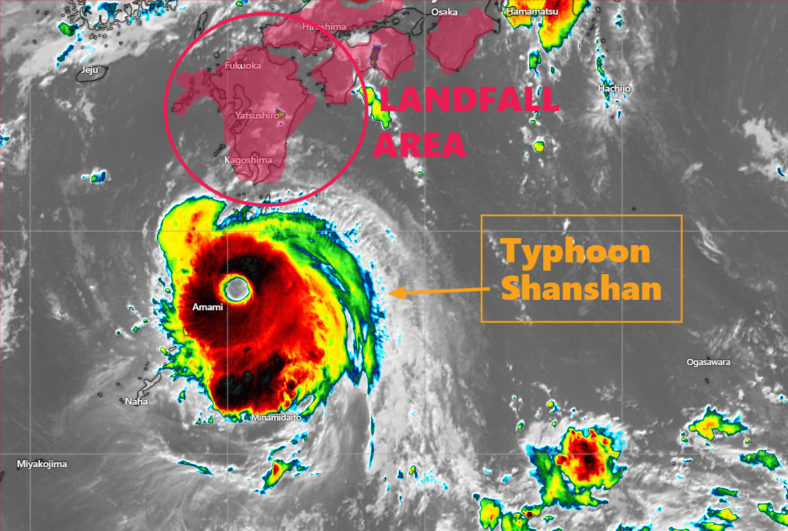 Read more about the article Major Typhoon Shanshan May Bring Massive Destruction to Japan