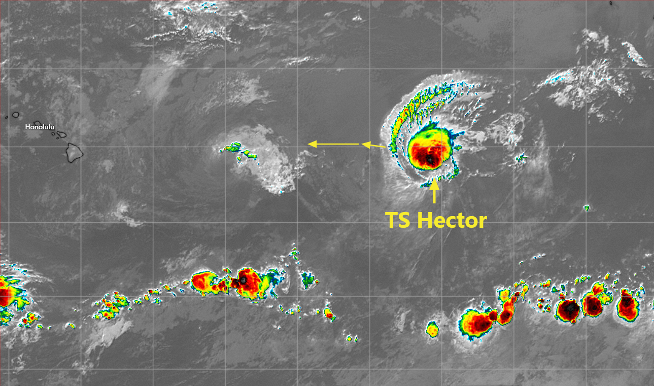 Read more about the article Tropical Storm Hector Latest Update on Wednesday