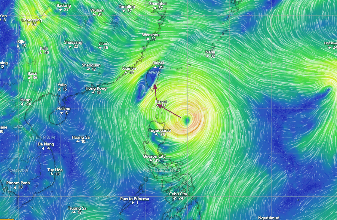 Read more about the article Tropical Storm Krathon Update over NW Pacific May Aim Taiwan