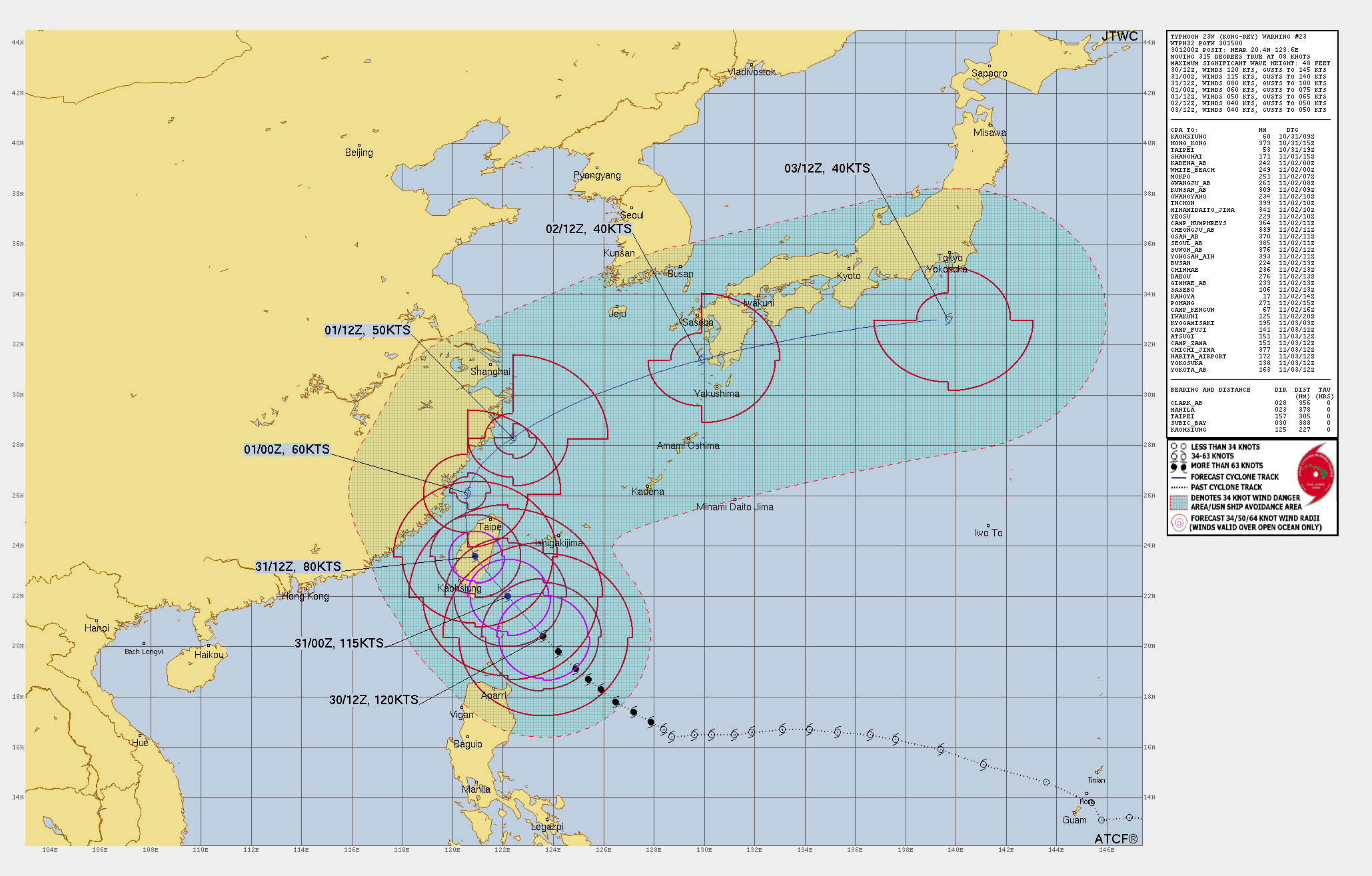 Read more about the article Typhoon Kong-Rey Latest : Kong-Rey to Hit Taiwan Tomorrow