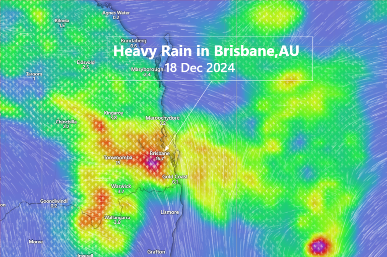 Read more about the article 10-Day Weather Forecast of Brisbane, Australia –  18 to 27 Dec